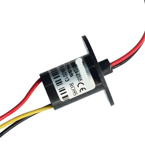 Wind Power Slip Ring 2/3/4 Channel 5ARotate Dining Table Slipring Electric Collector Rings OD 12.5mm(3CH 5A X 12.5mm) in Saudi Arabia