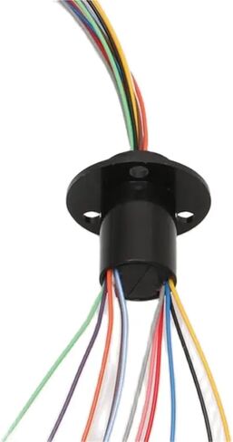 1PCS Micro Slip Ring 2/4//6/8/12/24 Wires 2A 12.5mm/15.5mm Rotor Stator Conductive-ring Rotate 360 ​​Degrees for Dining Table(Dia 12.5mm 4CH 2A) in Saudi Arabia