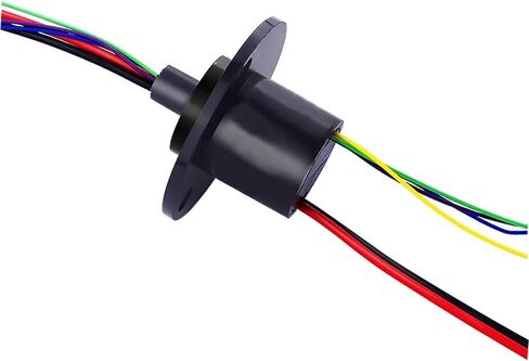 1PCS 2CH 10A+4CH 2A Mixed Slipring Dia 22mm Speed 250RPM Conductive Slip Ring Package Machine Unlimited Rotary Joint Connector in Kuwait
