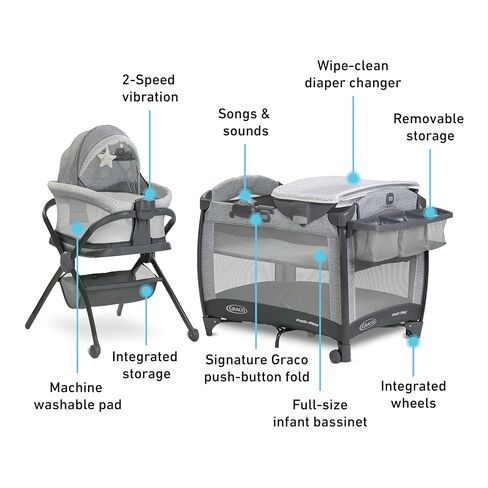 Graco® Pack ‘n Play® Day2Dream™ Bassinet Deluxe Playard in Kuwait