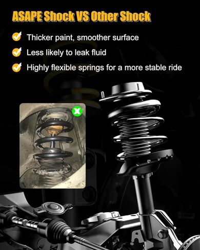 Front Complete Strut Coil and Spring Assembly Fits for 2005-2009 for Subaru for Outback 3L, 2005-2009 for Subaru for Outback 2.5L, Struts Shocks Kit Replace 172566//272566 in Kuwait