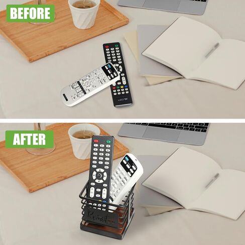 Remote Control Holder, Remote Storage Organizer Caddy (for 2 or 3 Remote Controls),Remote Holder for Table in Kuwait