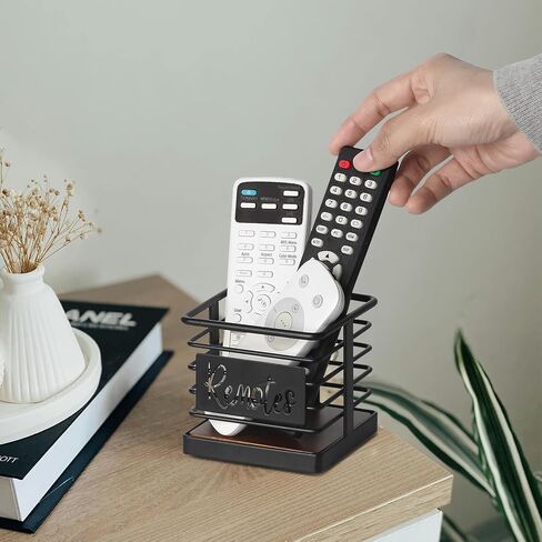 Remote Control Holder, Remote Storage Organizer Caddy (for 2 or 3 Remote Controls),Remote Holder for Table in Kuwait