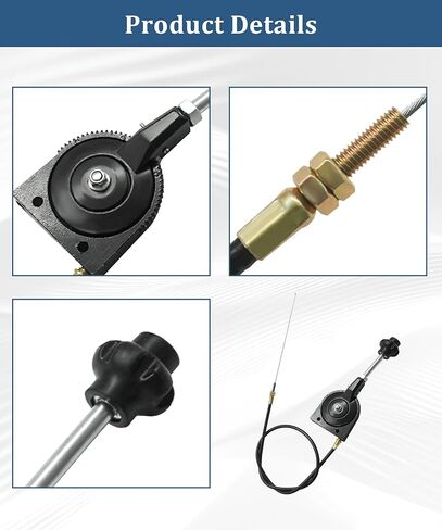 40" Throttle Control Cable Fits for Mini Excavator Part,Compatible With Road Cutter Bendable Manual Controller Throttle Cable Kit in Saudi Arabia