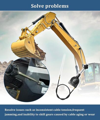 40" Throttle Control Cable Fits for Mini Excavator Part,Compatible With Road Cutter Bendable Manual Controller Throttle Cable Kit in Saudi Arabia