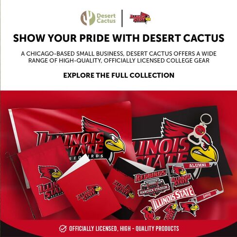 مجموعة أغطية الكب كيك وأغطية الكيك من جامعة ولاية إلينوي الصحراوية - ISU Redbirds 25 قطعة من لوازم حفلات الطعام والديكورات والتخرج ويوم اللعب in Kuwait