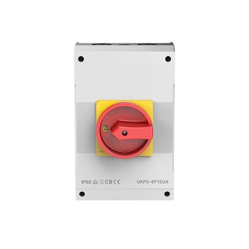 Waterproof & Weatherproof Rotary Switch IP65, ON-Off 100A/150A, 1-0-2 63A/100A Manual Electrical Control(3POLES ON-Off Switch,100A) in Saudi Arabia