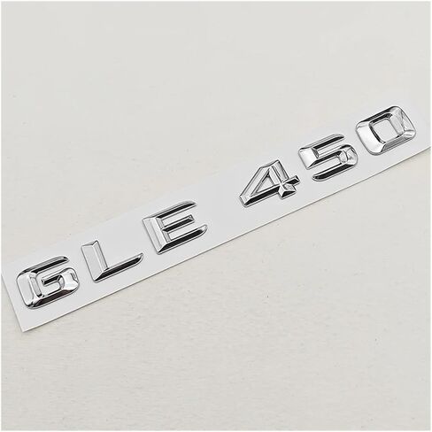 1pcs 3D ABS Car Letters Logo GLE320 GLE350 GLE400 GLE450 Rear Trunk Badge Sticker Emblem GLE Class Accessories(GLE 350 Black) in Kuwait