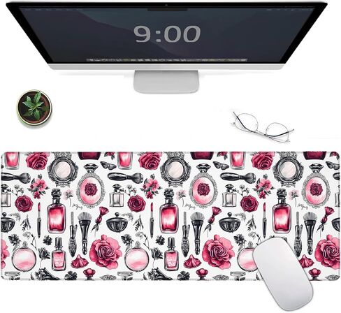 Great Dane Large Gaming Mouse Pad,Starry Night Dog Desk Mat,31.5x11.8x0.12in Extended Non-Slip Rubber Puppy Mousepad,Computer Deskmat Gifts,Laptop Mice Pads Decor for Home Office in Saudi Arabia