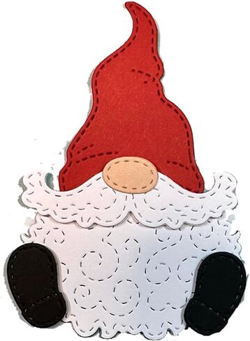 Gnome Accessory Die Cuts for Card Making,Metal Cutting Dies Embossing Paper Dies for Christmas Scrapbooking DIY Birthday Album Card Making Supplies (Z5360-Dies) in Saudi Arabia