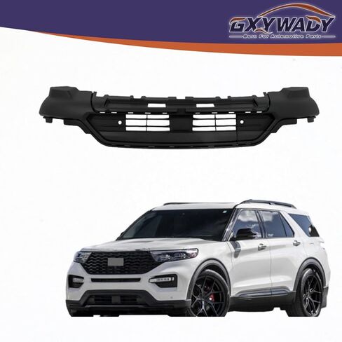 GXYWADY Bumper Lower Valance with Sensor Holes and Tow Hook Hole Cover Replacement for Explorer 2020 2021 2022 LB5Z17D957CA LB5Z17D957GA in Kuwait