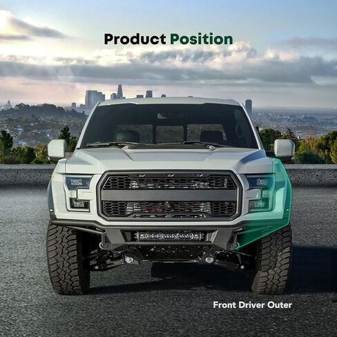 YHTAUTO Front Driver Outer Side Bumper Bracket Compatible with GMC Sierra 1500 2007-2013, Steel in Kuwait