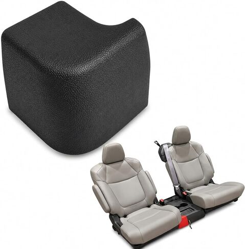 2nd Row Left Inner Console Side Trim Cover Compatible with 2021-2025 Toyota Sienna LE XLE 8-Passenger Models, Seat Cushion Shield Replaces 71874-08040-C0, Black in Saudi Arabia