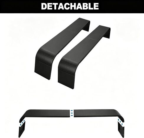 Detachable Trailer Fenders Double Axle for 13"-15" Tires with Assembly Structure Design-Steel Diamond Tread Plate Tandem Axle, Detachable Trailer Fenders Suitable for Car Hauler/Cargo in Saudi Arabia