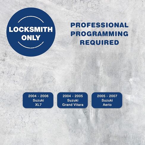 استبدال مفتاح KeylessOption لعام 2004 2005 2006 2007 سوزوكي ايريو جراند فيتارا XL7، 3 أزرار OUCG8D-246S-A، مطلوب صانع الأقفال (عبوة من قطعتين) in Kuwait