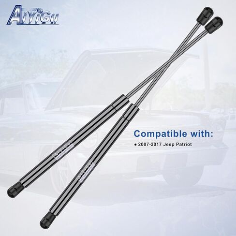 6138 Rear Hatch Shocks Struts Lift gate Supports Gas Springs Compatible with 2007 2008 2009 2010 2011 2012 2013 2014 2015 2016 2017 Jeep Patriot, Pack of 2 PCS,Replace SG314071 in Kuwait