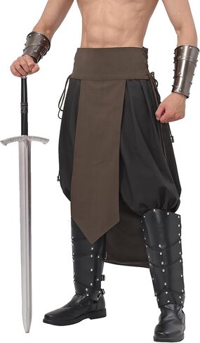 Medieval Loincloth Linen for Men Adjustable Renaissance Loin Cloth Knight Warrior Costume LARP in Saudi Arabia