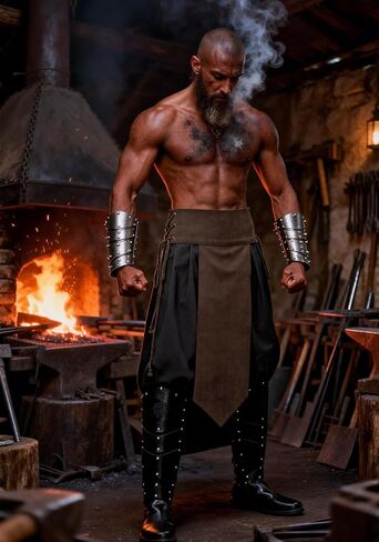 Medieval Loincloth Linen for Men Adjustable Renaissance Loin Cloth Knight Warrior Costume LARP in Saudi Arabia