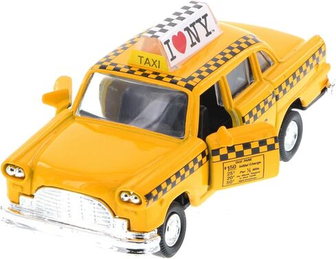 I Love NY Taxi, Yellow 9589W-ILNY - 4.5" Scale Diecast Model Car in Saudi Arabia