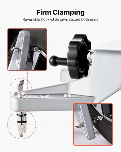 VEVOR Wheel Clamp & Magnetic Adapter, 1 PC Aluminum Alloy Wheel Alignment Tool for Precise Camber Gauge, Fits 11-25 Inch Rims, Universal Magnetic Gauge Tire Repair Tool for Car Truck SUV Motorcycle in Kuwait