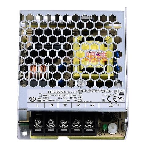 1pcs 35W Single Output Switching Power Supply LRS-35-5 | 5V 7A LRS-35-12 | 12V 3A LRS-35-15 | 15V 2.4A LRS-35-24 | 24V 1.5A(LRS-35-5) in Saudi Arabia
