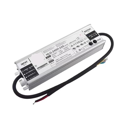 1pcs HLG-240H-24A 240W 24V10A Switching Power Supply LED Power PFC Waterproof lamp Constant Voltage Constant Current in Saudi Arabia