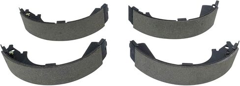 TRQ Front and Rear Brake Pad & Rotor,Shoe & Drum Kit Semi-Metallic Compatible with 2009-2013 Chevrolet Silverado 1500 GMC Sierra 1500 in Kuwait