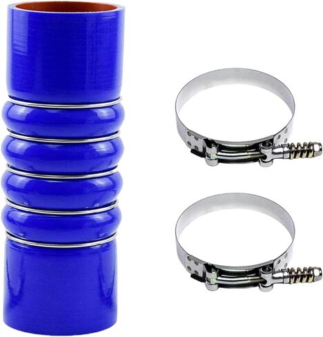 Silicone Upper Radiator Coolant Hose With Clamps 2.5" ID F50-6308 28359 for PACCAR Peterbilt Kenworth Replacement in Kuwait