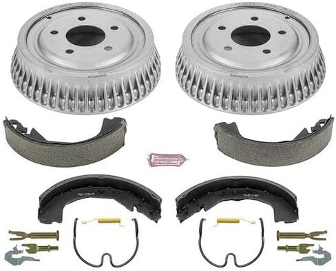 Power Stop KOE15322DK Autospecialty Rear Replacement Brake Kit-OE Brake Drums & Ceramic Brake Pads For Buick Century, Chevrolet Venture, Oldsmobile Silhouette, Pontiac Montana [Model Specific] in Kuwait