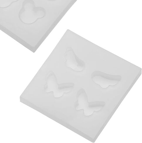 Silicone Mold, 9 Types Earring Mould Set, DIY Handmade Jewelry Decorations with Smooth Surface, Ideal for Oven, Refrigerator & Microwave in Kuwait