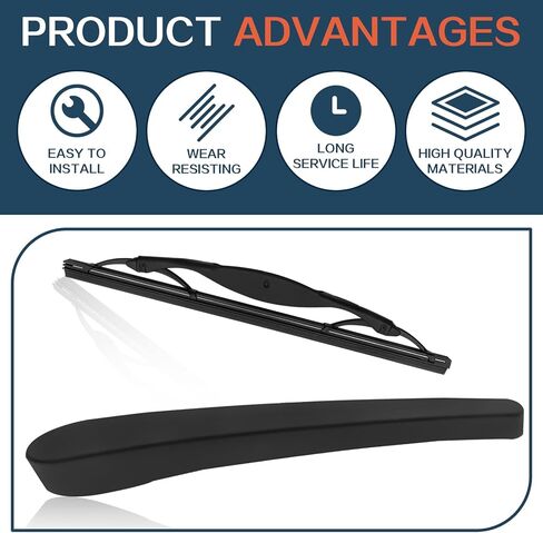 Rear Windshield Wiper Arm & Blade Replacement for Buick Encore (2013-2022) & Chevy Trax (2015-2020) - Replaces 95915136, 95466019, 95915137 in Kuwait