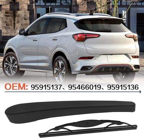 Rear Windshield Wiper Arm & Blade Replacement for Buick Encore (2013-2022) & Chevy Trax (2015-2020) - Replaces 95915136, 95466019, 95915137 in Kuwait
