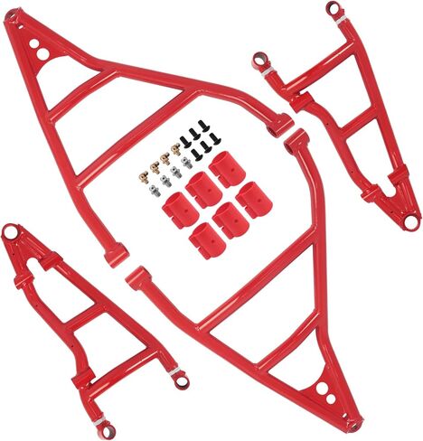 High Clearance Front Upper & Lower A-Arms Kit – for 2017+ UP Can-Am Maverick X3 (64" Body)/ 900/ Turbo DS/Turbo XRC/Turbo RR XDS/MAX Turbo DS - RED in Saudi Arabia