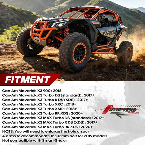 High Clearance Front Upper & Lower A-Arms Kit – for 2017+ UP Can-Am Maverick X3 (64" Body)/ 900/ Turbo DS/Turbo XRC/Turbo RR XDS/MAX Turbo DS - RED in Saudi Arabia