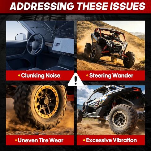 High Clearance Front Upper & Lower A-Arms Kit – for 2017+ UP Can-Am Maverick X3 (64" Body)/ 900/ Turbo DS/Turbo XRC/Turbo RR XDS/MAX Turbo DS - RED in Saudi Arabia