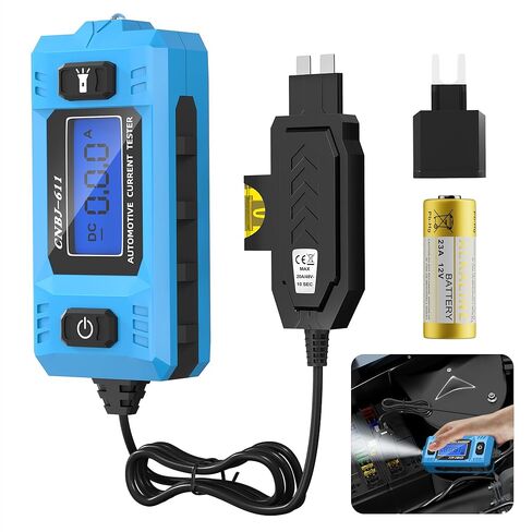 Joinfworld Car Fuse Tester Automotive Circuit Fault Probe Tester 20A 48V with Led Display & Front Lighting Car Relay Fuse Checker for Current Circuit Testing in Kuwait