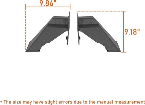 Hooke Road Rear Bumper Frame Mounts Compatible with 2020 2021 2022 2023 2024 2025 2026 Jeep Gladiator JT, Rear Bumper Mounting Blocks A Pair in Kuwait