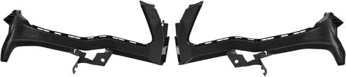 KUAFU Left & Right Front Bumper Brackets Compatible with 2014-2018 Subaru Forester 2.0XT Limited/Forester 2.5i Convenience/Forester Replace 57707SG000 57707SG010 SU1043102 SU1042102 Black in Kuwait