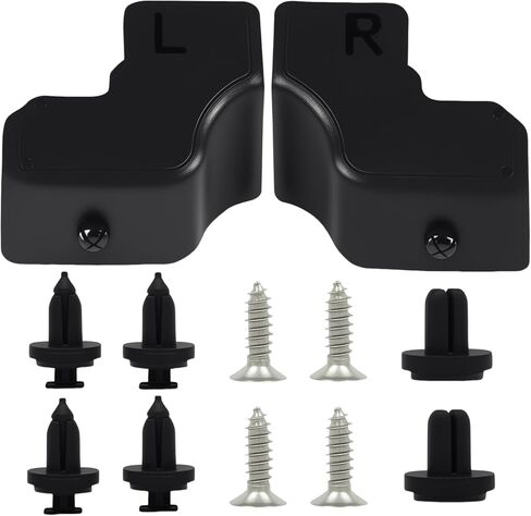 Tailgate Upper Rubber Bushing Bumper LH & RH with 2 Clips, Tailgate Top Rubber Cushion Compatible with Ford F-250 F-350 F-450 F-550 Super Duty 2017-2022, Replace HC3Z-99439A00-A HC3Z-99439A00-B in Saudi Arabia