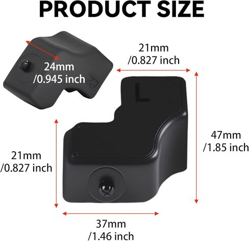Tailgate Upper Rubber Bushing Bumper LH & RH with 2 Clips, Tailgate Top Rubber Cushion Compatible with Ford F-250 F-350 F-450 F-550 Super Duty 2017-2022, Replace HC3Z-99439A00-A HC3Z-99439A00-B in Saudi Arabia