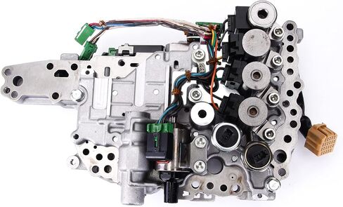 JF011E RE0F10A F1CJA CVT Transmission Valve Body(TWO PRESSURE SENSORS) with Stepper Motor Solenoid Kit Harness Compatible with 2007-2012 Dodge/2007-2010 Jeep/2007-2016 Mistubishi/2002-2015 Nissan in Saudi Arabia