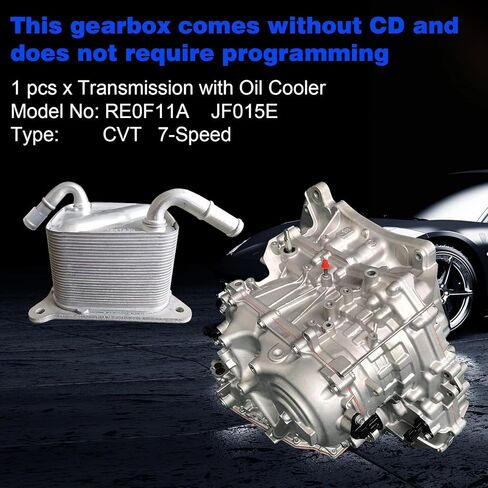 CVT 7-Speed RE0F11A JF015E Transmission with Oil Cooler for 2013-2019 Nissan Sentra 1.8L Replace# 31020-X427E in Saudi Arabia