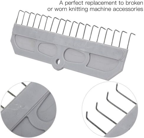 20cm Knitting Machine Weight Hanger, Metal + Plastic, Smooth & Durable, Replacement, Efficient Work with, Common Applicable Scope in Saudi Arabia