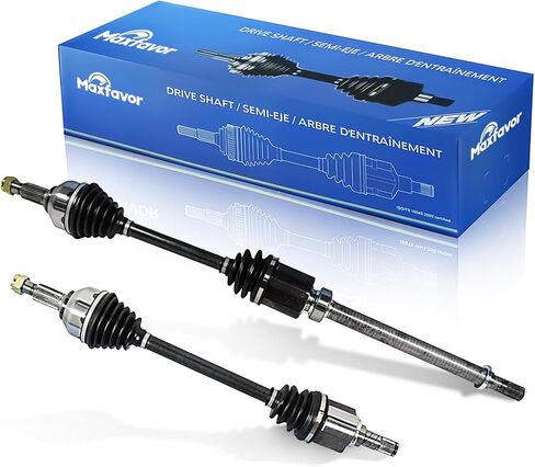 Maxfavor CV Axle Front fit for Ford Fiesta 2018 2017 2016 2015 2014 2013 2012 2011, S SE Titanium Sedan Hatchback, Automatic Trans L4 1.6L FWD CV Joint Axle Shaft Assembly Front Driver Passenger Side in Kuwait