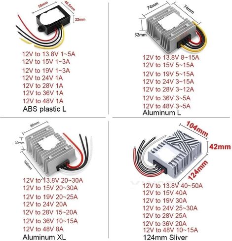 DC DC Converter Boost 12V to 13.8V 30A Step Up Voltage Regulator in Saudi Arabia