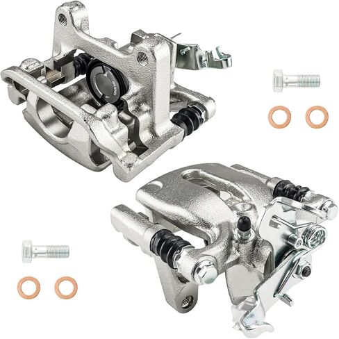 PHILTOP Rear Brake Caliper Compatible with 2015-2022 Passat, 2015-2021 Golf, 2015-2019 Golf SportWagen, 2017-2018 GTI, 19-B7273, 19-B7272 in Kuwait