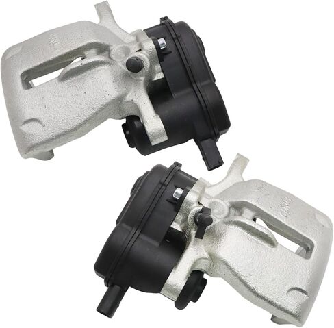 XQSMWF Rear Left & Right Brake Caliper with Parking Actuator Compatible with Audi A5 2010-2012 S5 2009 A4/A4 Quattro/Q5 2009-2012 A5 Quattro 2008-2012#8K0615403 8K0615404 in Kuwait