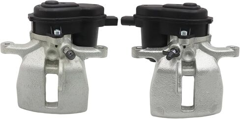 XQSMWF Rear Left & Right Brake Caliper with Parking Actuator Compatible with Audi A5 2010-2012 S5 2009 A4/A4 Quattro/Q5 2009-2012 A5 Quattro 2008-2012#8K0615403 8K0615404 in Kuwait