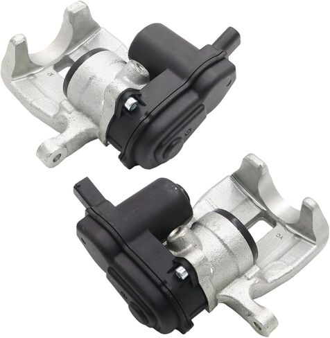 XQSMWF Rear Left & Right Brake Caliper with Parking Actuator Compatible with Audi A5 2010-2012 S5 2009 A4/A4 Quattro/Q5 2009-2012 A5 Quattro 2008-2012#8K0615403 8K0615404 in Kuwait