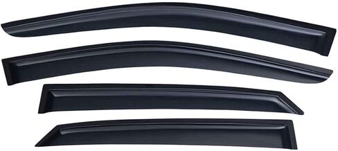 Lightronic Extra Durable Outside Mount Auto Vent Window Visor, Fits 2016-2022 Lexus RX350 & RX450h (EXCLUDES RX350L/RX450hL), UV Protection Rain Guard, Original Wind Deflector, Dark Smoke, 4-Pcs in Kuwait